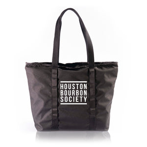 Houston Bourbon Society 6 Bottle Padded Tote Bag